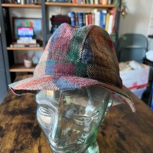 Plaid Wool Hat by Mary Flaherty
